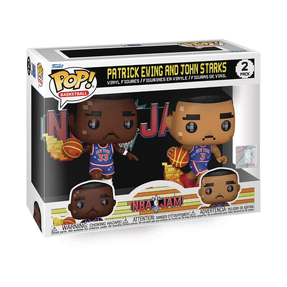 Pop NBA Jam Knicks Ewing/Starks 2pk Vinyl Figure (ONLINE ORDER ONLY)