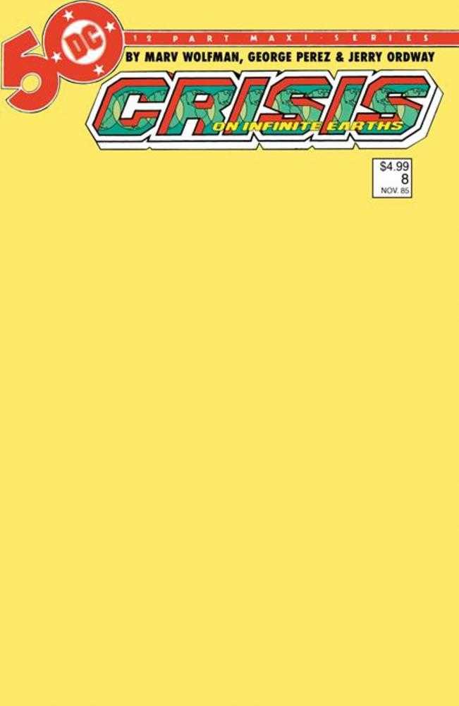 Crisis On Infinite Earths (1985) #8C Facsimile Edition (Online Order Only)