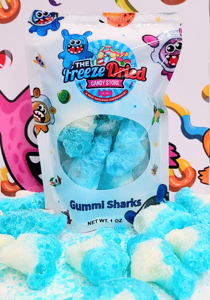 Freeze Dried Gummi Sharks (ONLINE ORDER ONLY)