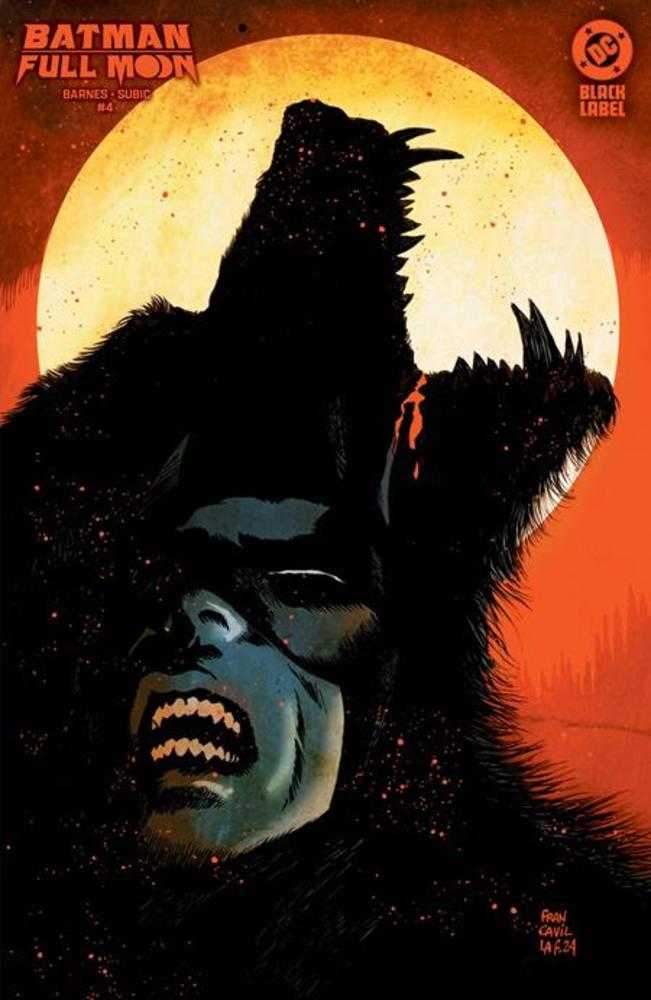Batman Full Moon #4 (Of 4) Francesco Francavilla Card Stock Variant (Mature) Previously Foc'D On 12/9 (Online Order Only)