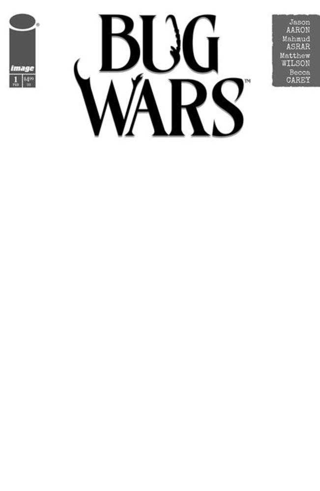 Bug Wars #1 (Of 6) Cover C Blank Sketch Variant (Mature) (Online Order Only)