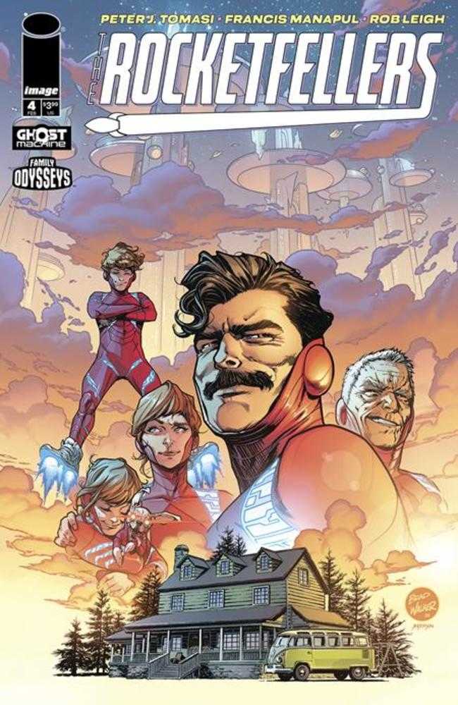 Rocketfellers #4 Cover B Brad Walker & Brad Anderson Variant (Online Order Only)
