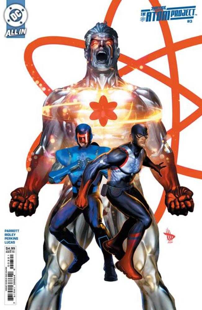 Justice League The Atom Project #3 (Of 6) Cover B Dave Wilkins Card Stock Variant (Online Order Only)