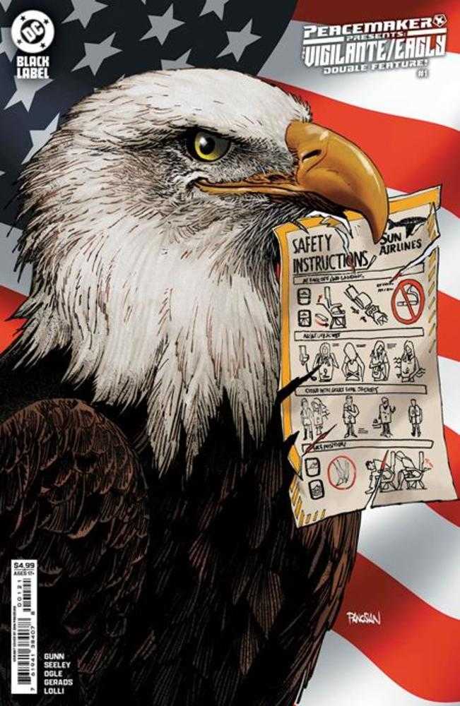 Peacemaker Presents The Vigilante Eagly Double Feature #1 (Of 5) Cover B Dan Panosian Card Stock Variant (Mature) (Online Order Only)