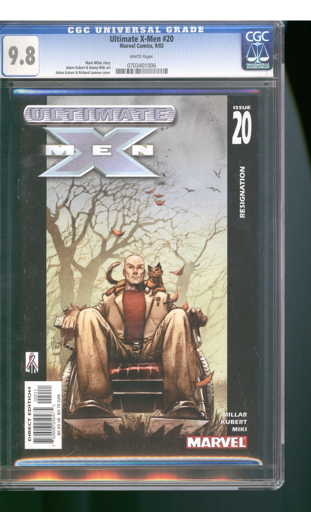 Ultimate X-Men #20 (09/02) Graded CGC 9.8 (Online Order Only)