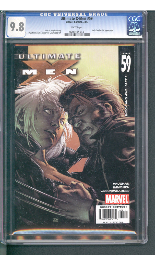 Ultimate X-Men #59 (07/05) Graded CGC 9.8 (Online Order Only)