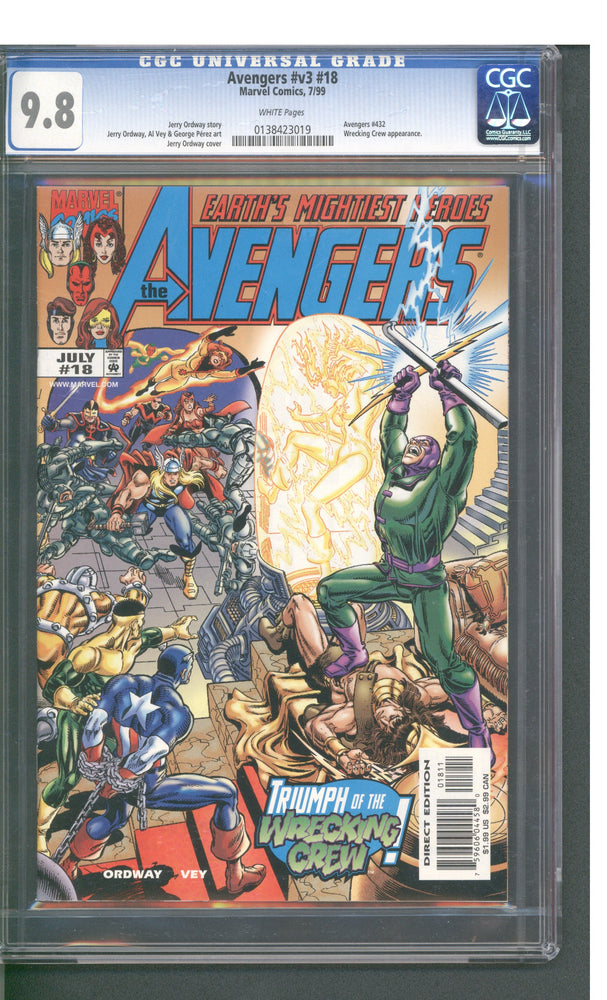 Avengers #v3 #18 (7/99) Graded CGC 9.8 (Online Order Only)