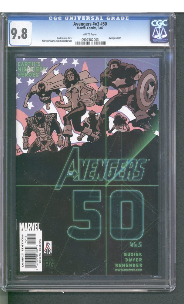 Avengers #v3 #50 (03/02) Graded CGC 9.8 (Online Order Only)