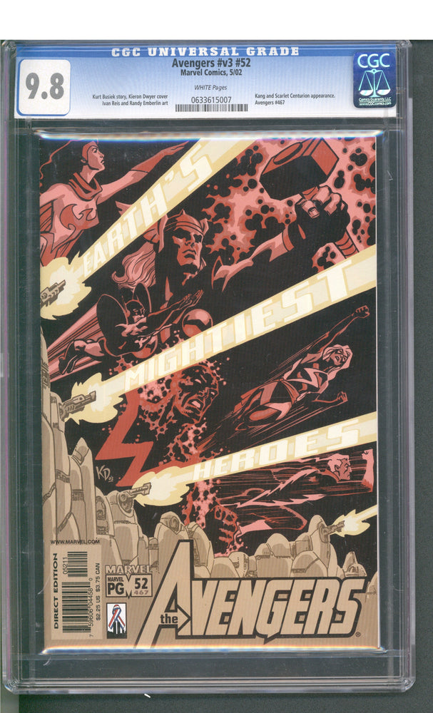 Avengers #v3 #52 (05/02) Graded CGC 9.8 (Online Order Only)