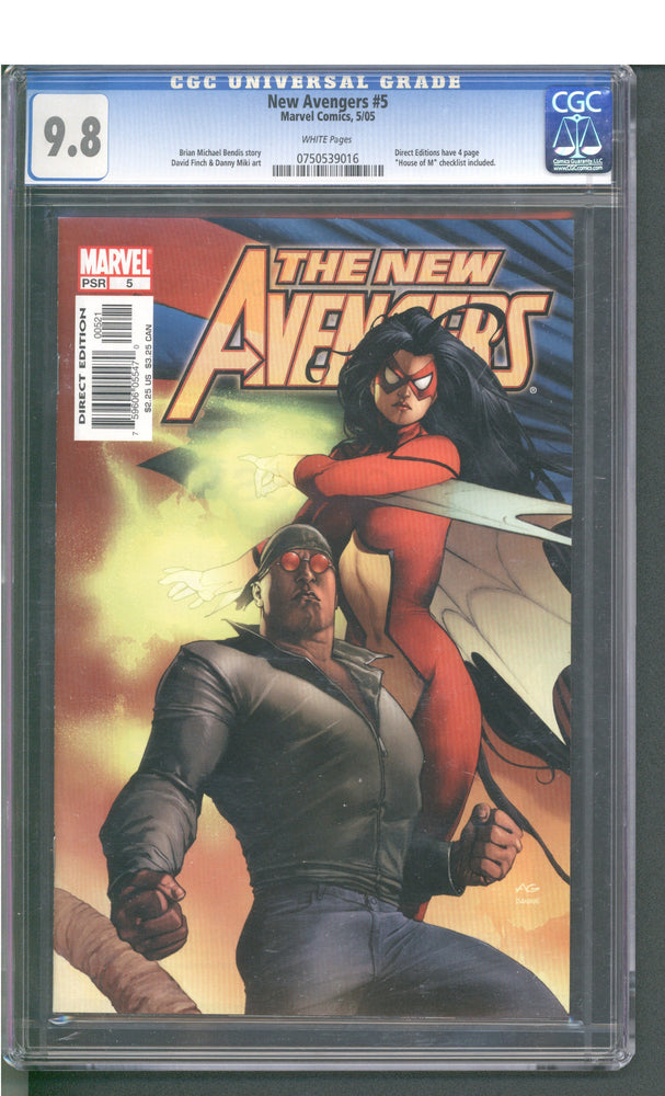 New Avengers #5 (05/05) Graded CGC 9.8 (Online Order Only)