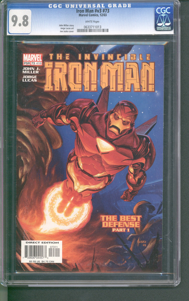 Iron Man #v3 #73 (12/03) Graded CGC 9.8 (Online Order Only)