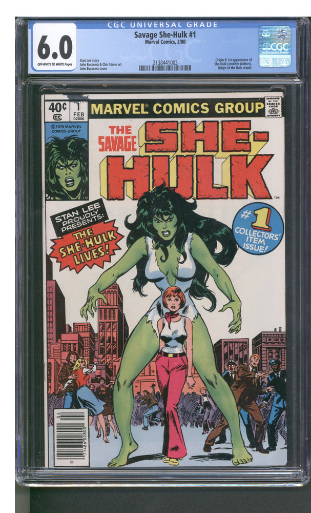 Savage She-Hulk #1 (2/80) Graded CGC 6 (Online Order Only)