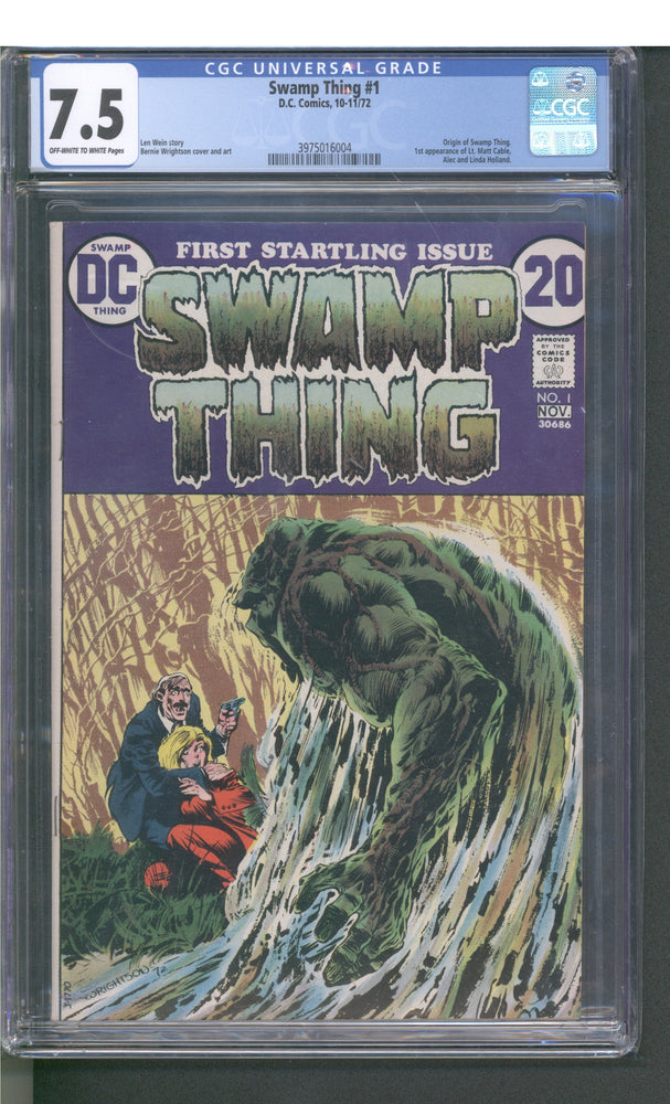 Swamp Thing #1 (10-11/72) Graded CGC 7.5 (Online Order Only)