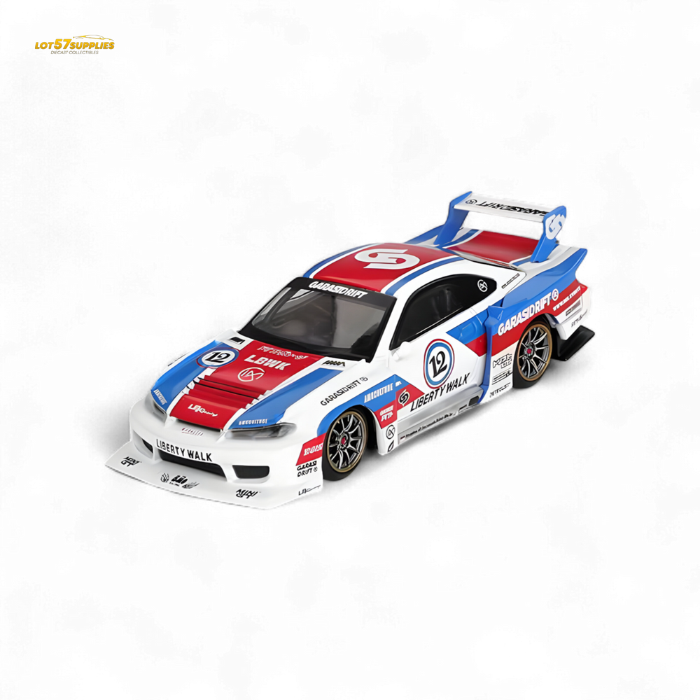 (Pre-Order) Mini-GT Nissan LB-Super Silhouette S15 SILVIA GARASIDRIFT x LBWK 2025 #1022 - 1:64 (ONLINE ORDER ONLY)