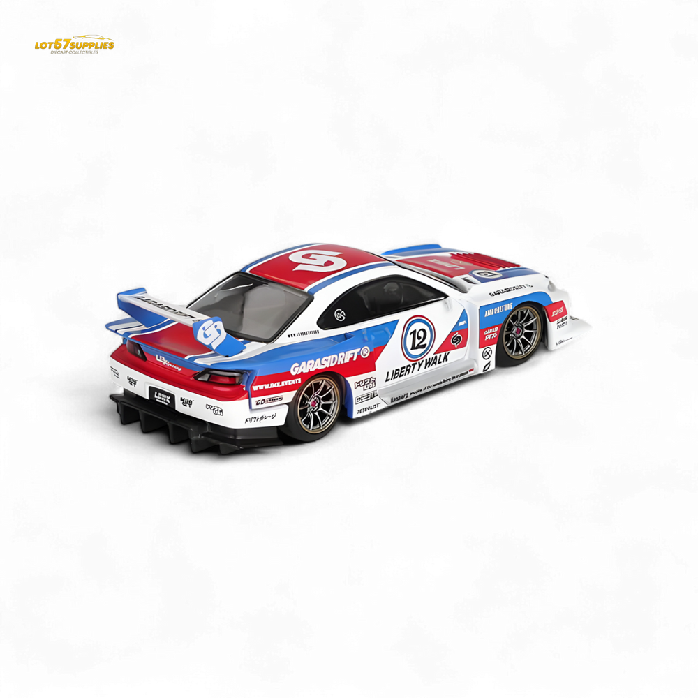 (Pre-Order) Mini-GT Nissan LB-Super Silhouette S15 SILVIA GARASIDRIFT x LBWK 2025 #1022 - 1:64 (ONLINE ORDER ONLY)