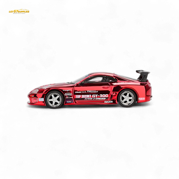 (Pre-Order) Mini-GT Toyota Supra (A80) Top Secret GT-300 - Top Secret Red Chrome 1:64 #1132 (ONLINE ORDER ONLY)