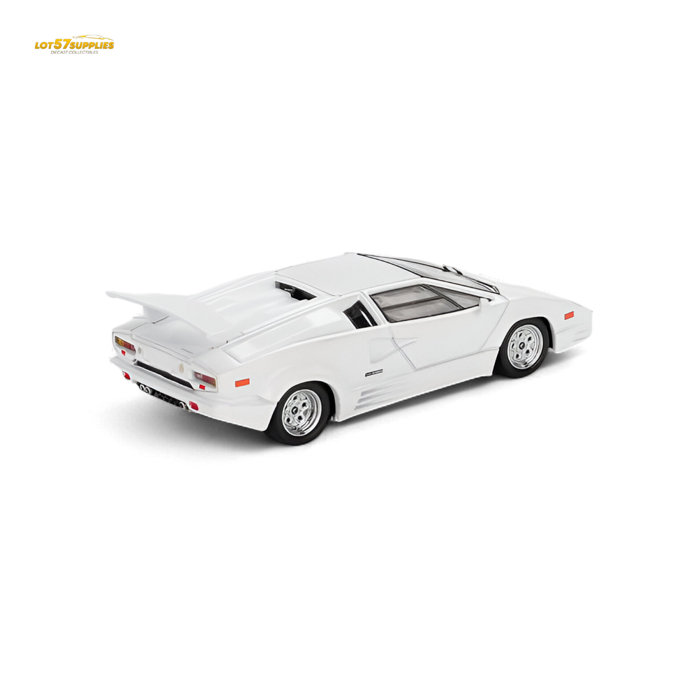 (Pre-Order) Mini-GT Lamborghini Countach 25th Anniversary - White 1:64 #1134 (ONLINE ORDER ONLY)