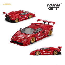(Pre-Order) MiniGT Lamborghini Countach LB-WORKS Red 1:64 (ONLINE ORDER ONLY)