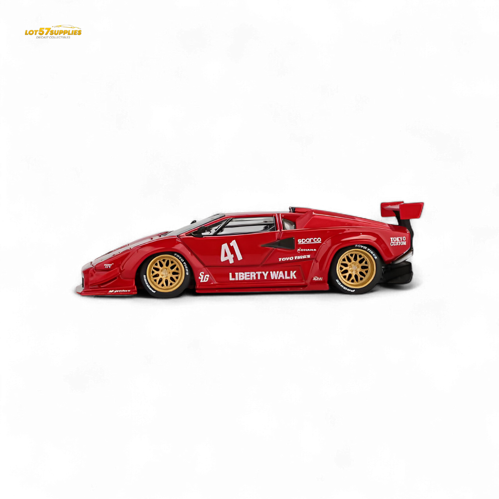 (Pre-Order) MiniGT Lamborghini Countach LB-WORKS Red 1:64 (ONLINE ORDER ONLY)