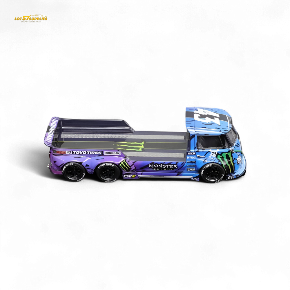 (Pre-Order) liberty 64 VW Trailer - Monster Livery 1:64 (ONLINE ORDER ONLY)