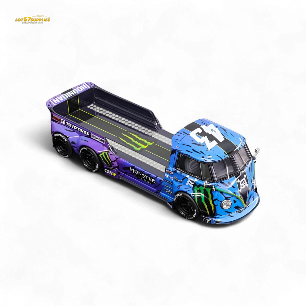 (Pre-Order) liberty 64 VW Trailer - Monster Livery 1:64 (ONLINE ORDER ONLY)