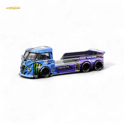 (Pre-Order) liberty 64 VW Trailer - Monster Livery 1:64 (ONLINE ORDER ONLY)