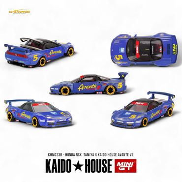 (Pre-Order) KAIDO Honda NSX TAMIYA x KAIDO HOUSE AVANTE V1 1:64 (ONLINE ORDER ONLY)