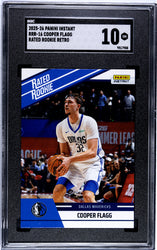 Graded 2025 Panini Instant Cooper Flagg #RRR16 Rated Rookie Retro Rookie RC Basketball Card SGC 10 Gem Mint (ONLINE ORDER ONLY)