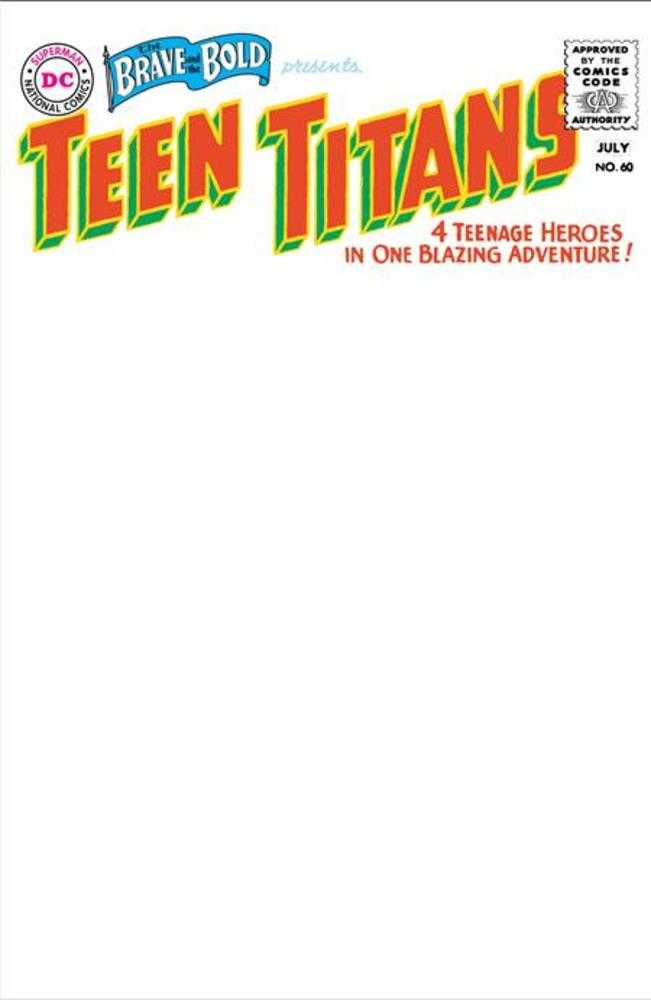 Brave And The Bold #60 Facsimile Edition Cover C Blank Variant (Online Order Only)