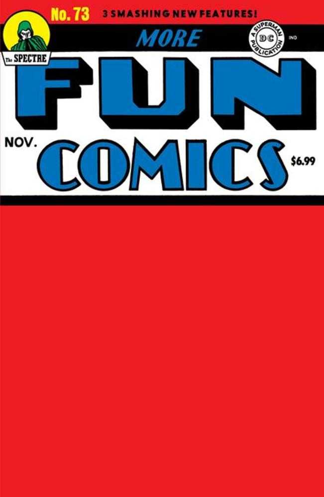 More Fun Comics #73 Facsimile Edition Cover C Blank Variant (Online Order Only)