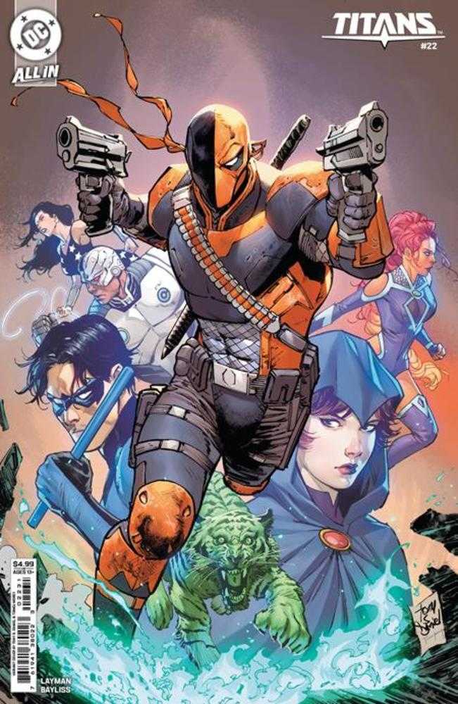 Titans #22 Cover B Tony S Daniel Card Stock Variant (Online Order Only)