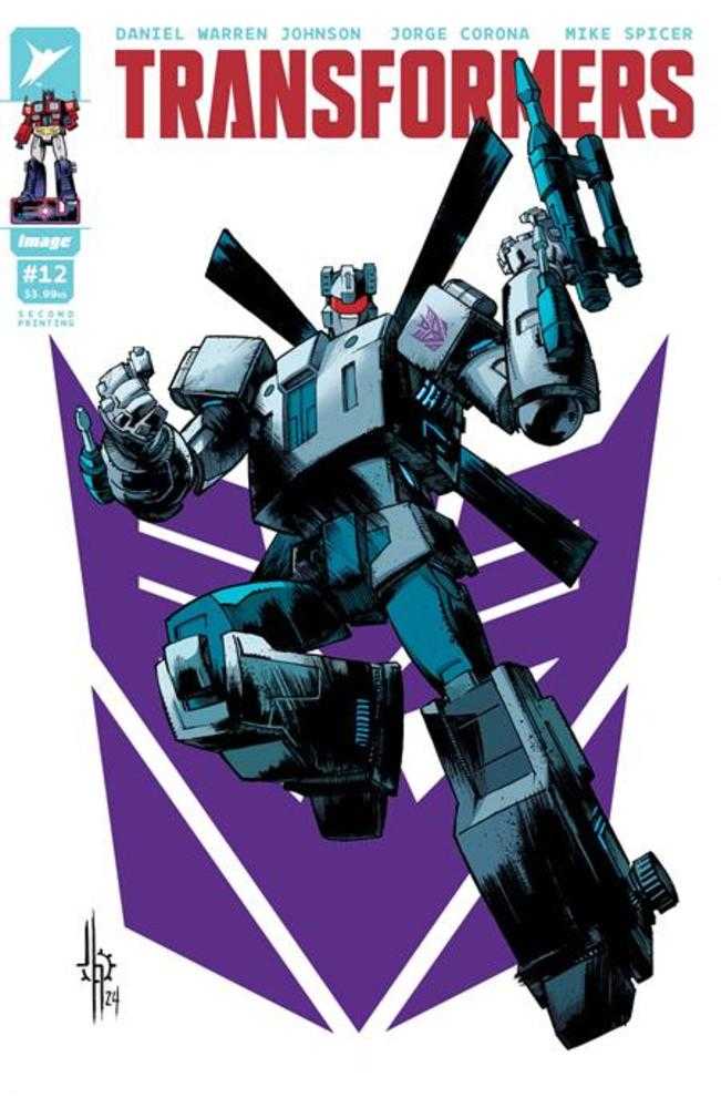 Transformers #12 2nd Print Cover A Jason Howard Decepticon (Online Order Only)