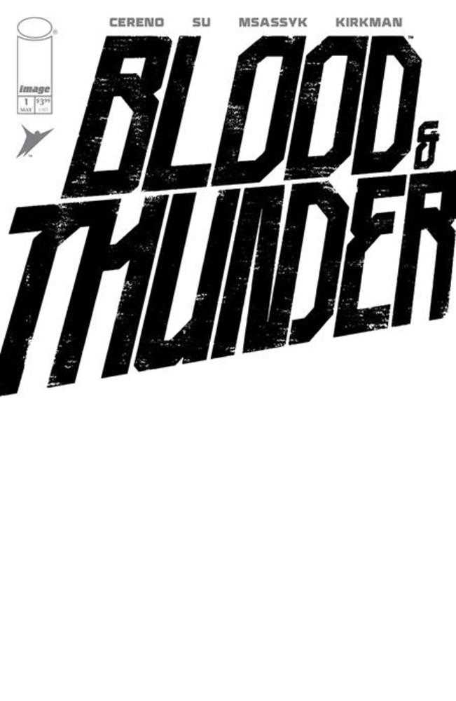 Blood & Thunder #1 Cover F Blank Sketch Variant (Mature) (Online Order Only)