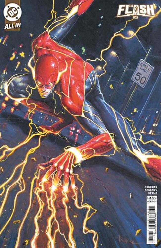 Flash #21 Cover B Davide Paratore Card Stock Variant (Online Order Only)