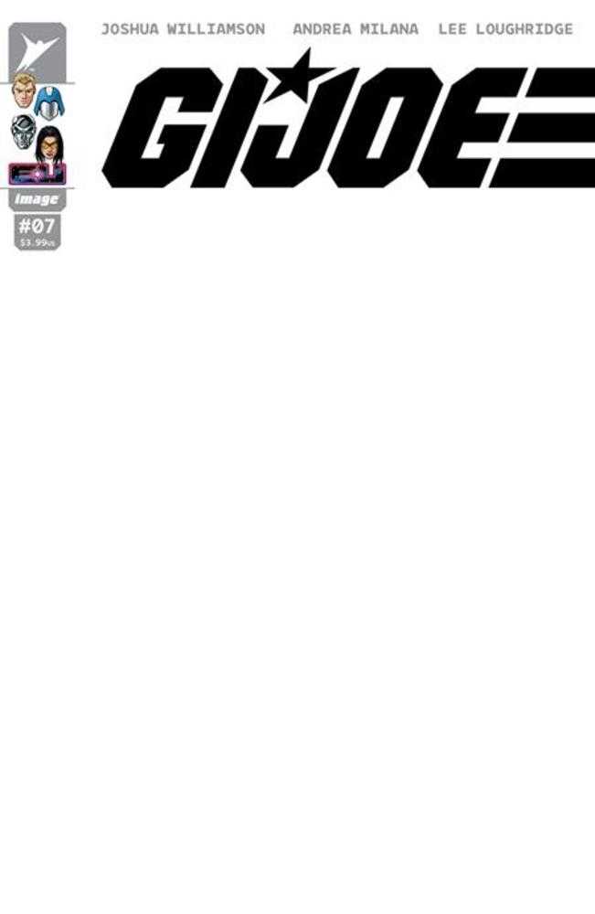 G.I. Joe #7 Cover G Blank Sketch Variant (Online Order Only)