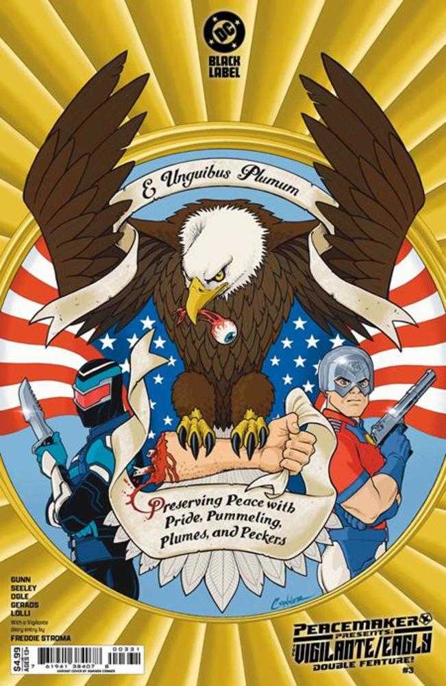 Peacemaker Presents The Vigilante Eagly Double Feature #3 (Of 5) Cover C Amanda Conner Card Stock Variant (Mature) (Online Order Only)