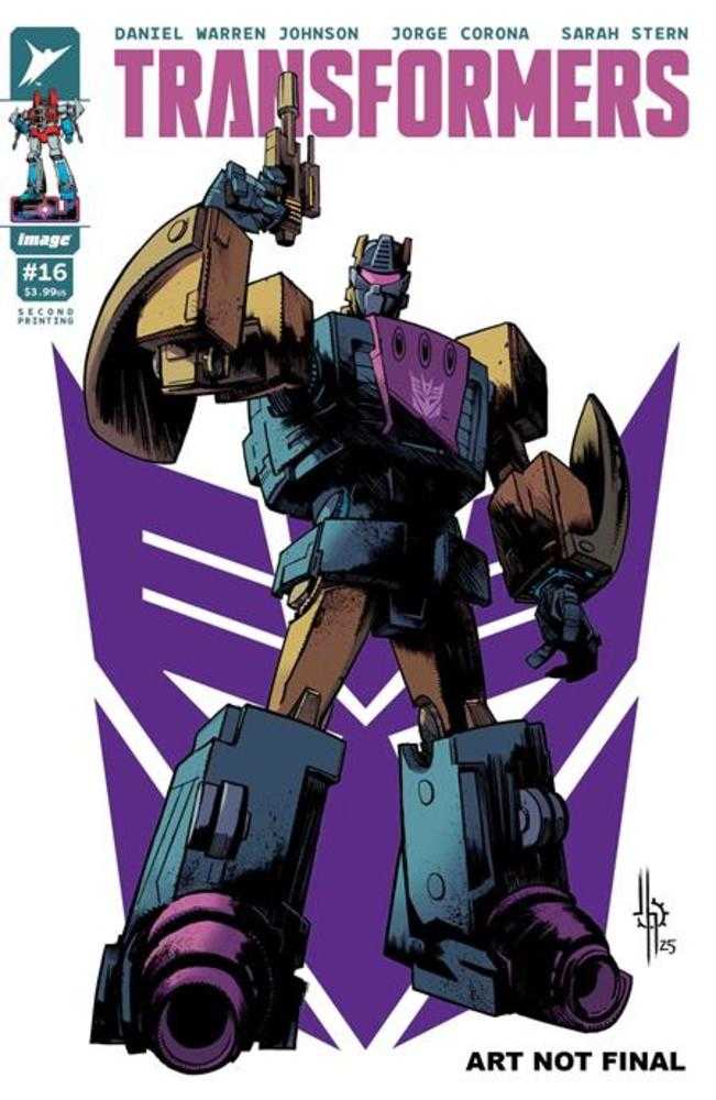 Transformers #16 2nd Print Cover A Jason Howard Decepticon Cover (Online Order Only)