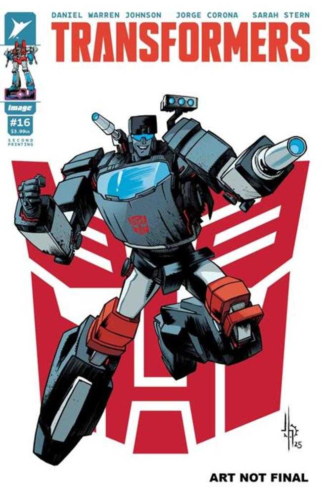 Transformers #16 2nd Print Cover B Jason Howard Autobot Variant (Online Order Only)
