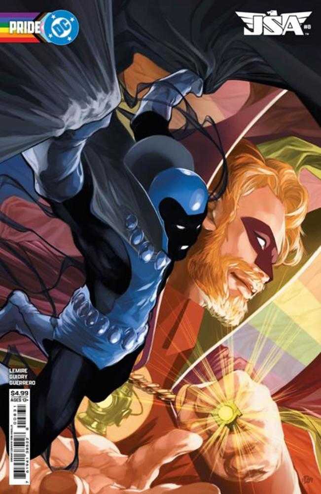 JSA #8 Cover C Don Aguillo DC Pride Card Stock Variant (Online Order Only)