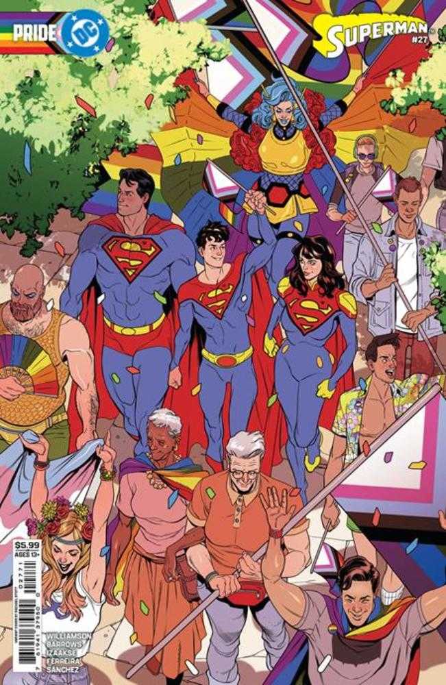 Superman #27 Cover E Rachel Stott DC Pride Card Stock Variant (Online Order Only)
