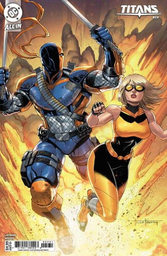 Titans #24 Cover C Tyler Kirkham Card Stock Variant (Online Order Only)