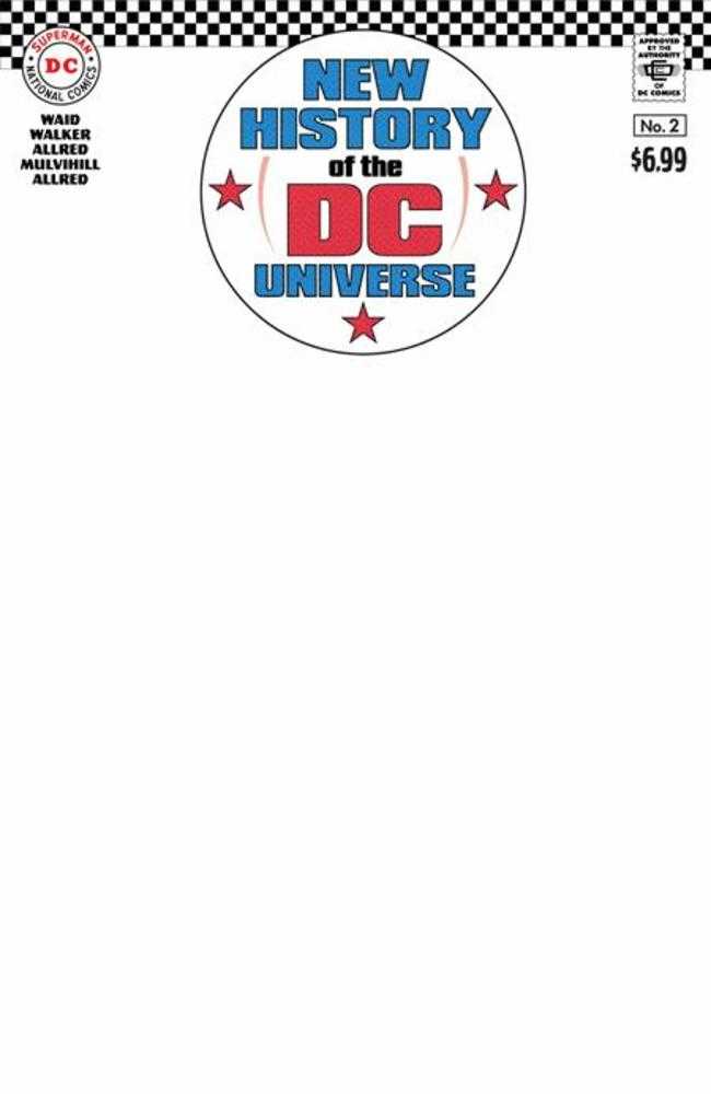 New History Of The DC Universe #2 (Of 4) Cover F Blank Card Stock Variant (ONLINE ORDER ONLY)