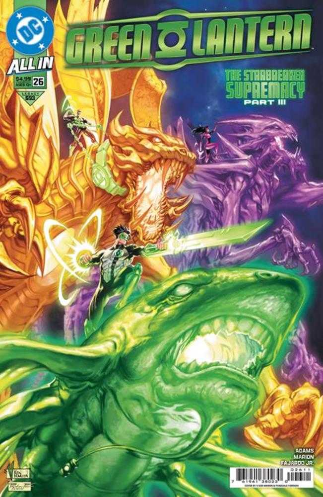 Green Lantern #26 Cover A V Ken Marion Connecting (Starbreaker Supremacy) (ONLINE ORDER ONLY)