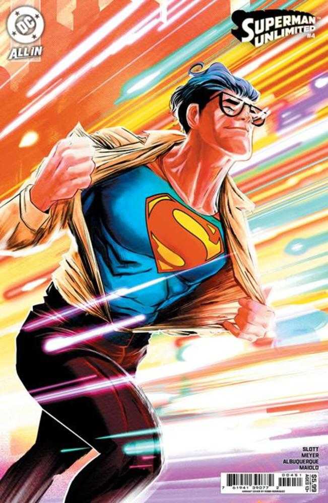 Superman Unlimited #4 Cover D Robbi Rodriguez Card Stock Variant (ONLINE ORDER ONLY)