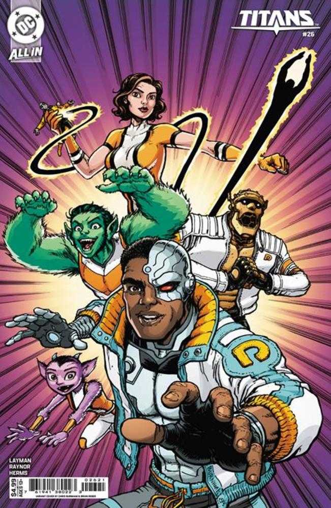 Titans #26 Cover B Chris Burnham Card Stock Variant (ONLINE ORDER ONLY)
