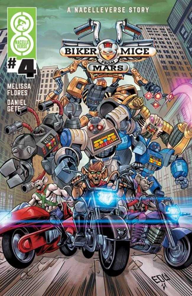 Biker Mice From Mars (2025) #4 Cover A Edu Souza (ONLINE ORDER ONLY)
