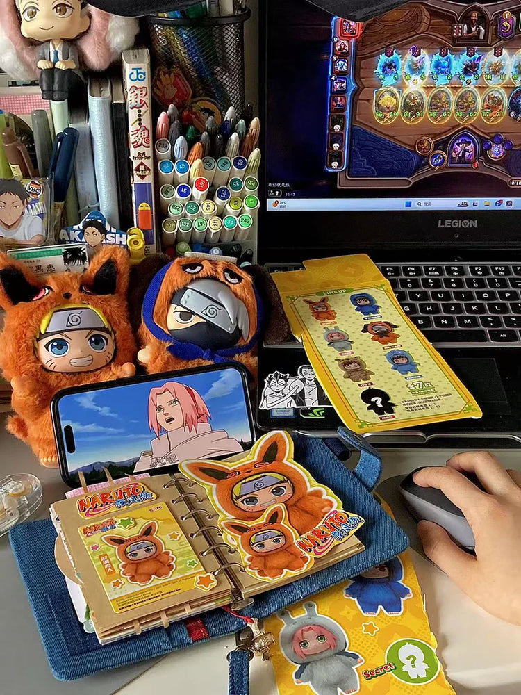 Naruto Beast Party Plush Keychains Gift Blind Box (1 Blind Box) (ONLINE ORDER ONLY)