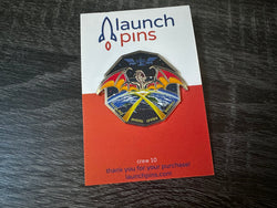 NASA Crew-10 USCV-10 Mission Patch Hard Enamel Pin (ONLINE ORDER ONLY)