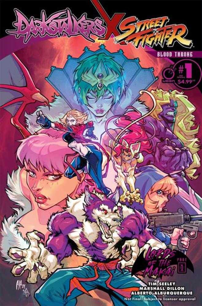 Darkstalkers X Street Fighter Blood Throne #1 (One Shot) 2 Nd Printing (ONLINE ORDER ONLY)