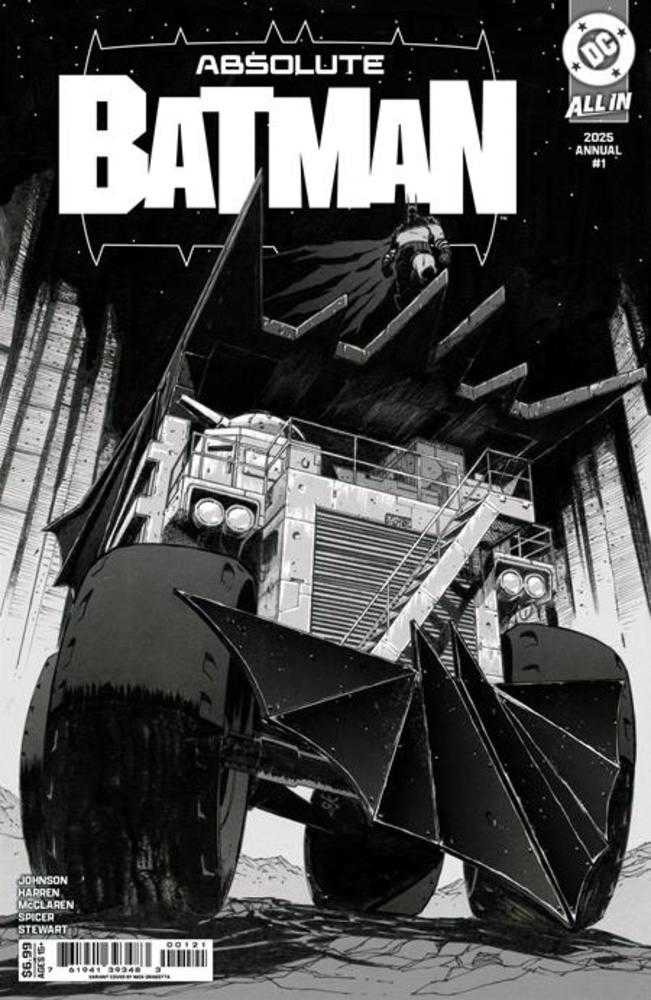 Absolute Batman 2025 Annual #1 (One Shot) Cover B Nick Dragotta Card Stock Variant
